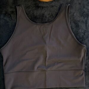 Lululemon black crop tank